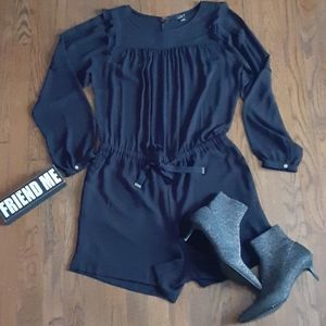 Ann Taylor Loft Long Sleeve Romper